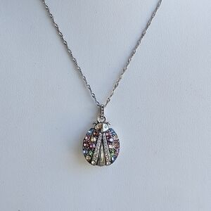 Retired Brighton Collectibles Jewelry Trust Your Journey Ladybug Necklace